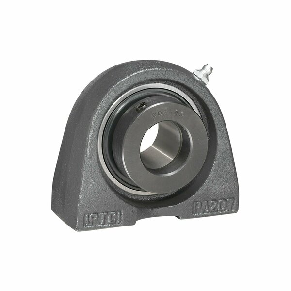 Iptci Tapped Base Pillow Block Ball Bearing Unit, .75 in Bore, Eccentric Collar Lock, 2 Triple Lip Seals NAPA204-12L3